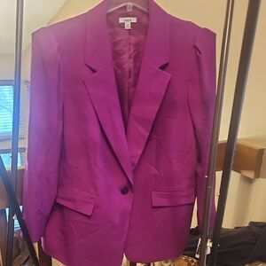 Bar III Women's Purple Blazer